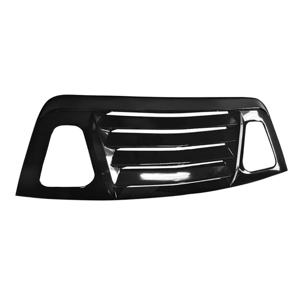 Fits 08-23 Dodge Challenger V2 Style Gloss Black Window Louver Sun Shade Cover