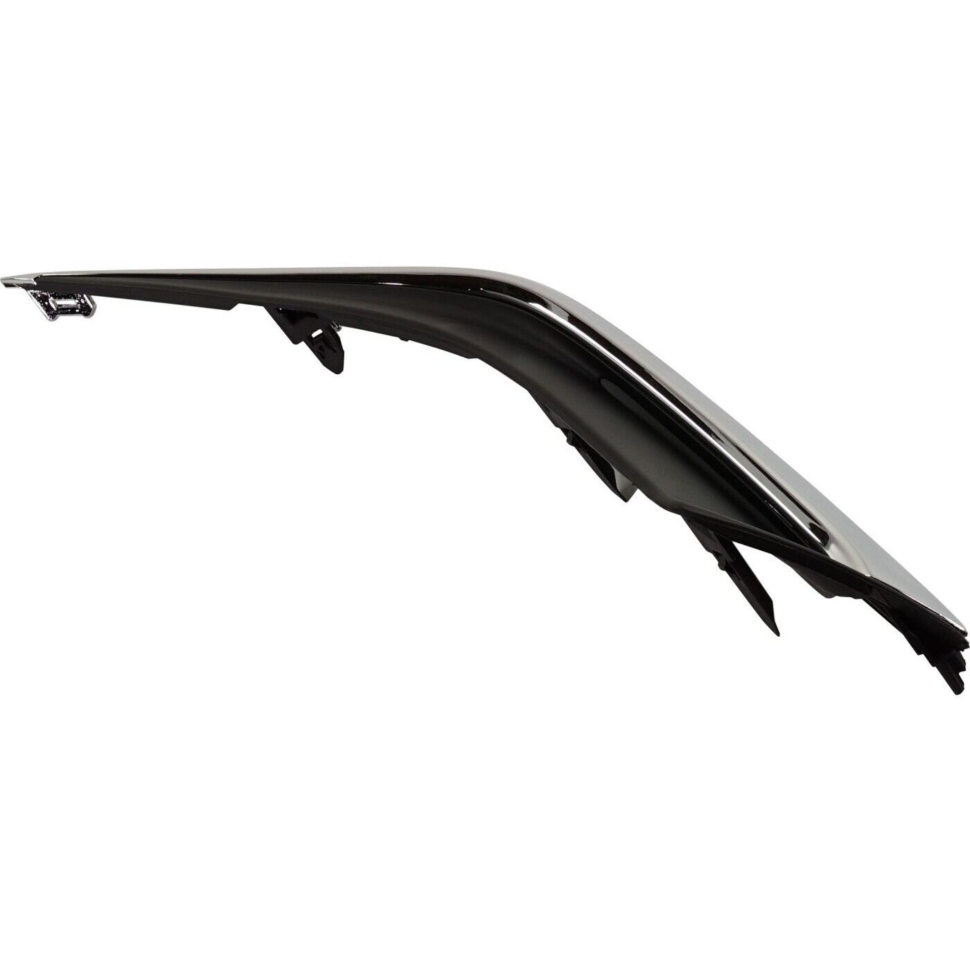 Bumper Trims For Lexus 21-22 ES250 Base Front Left Right Black And Chrome Trim