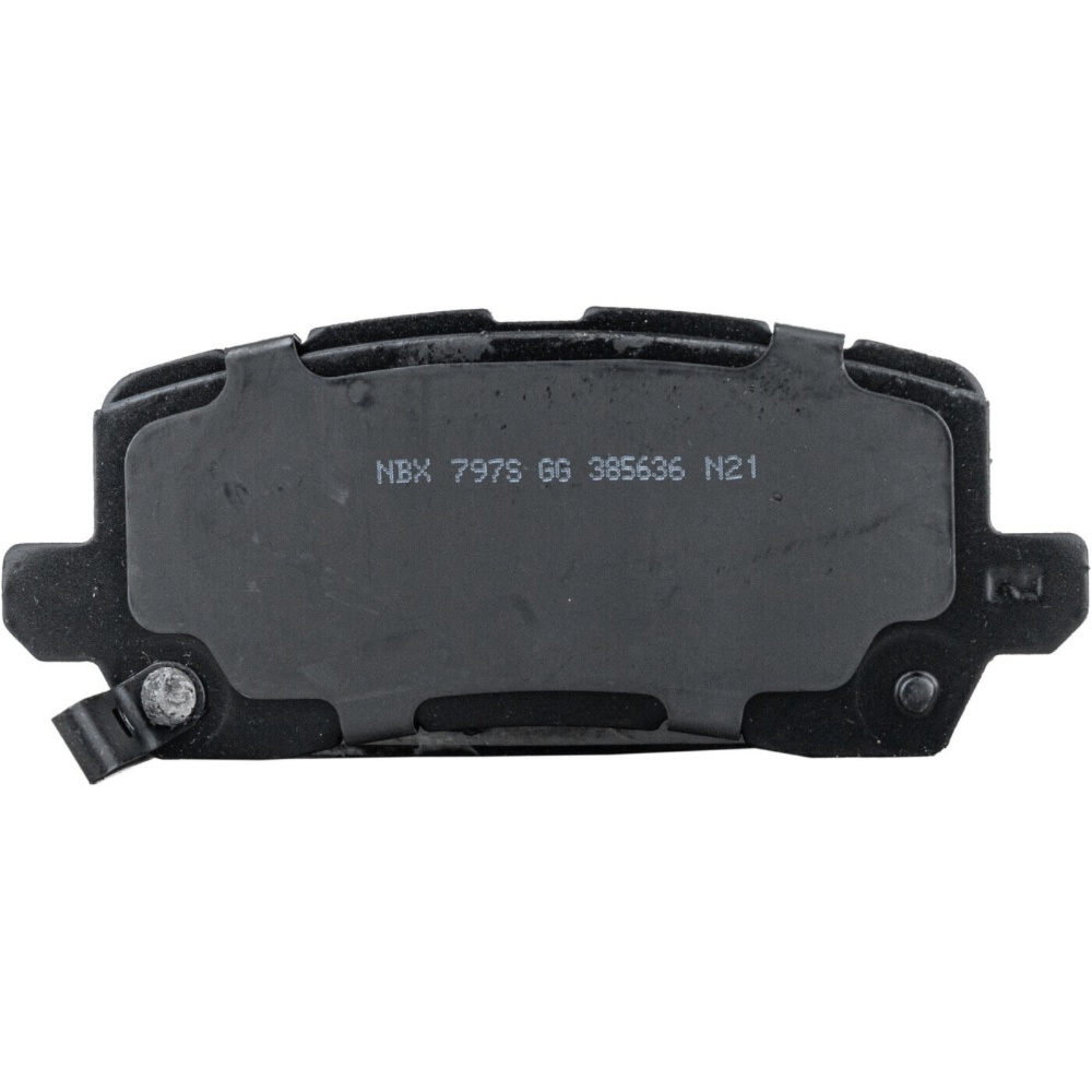 Brake Rotor Brake Pad Kit For 15-20 Acura TLX Sedan Rear Solid 2-Wheel Set FWD