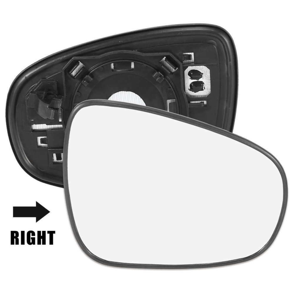 Mirror Glass W/ Backing Heated Passenger Side Right For 2011-2018 Lexus