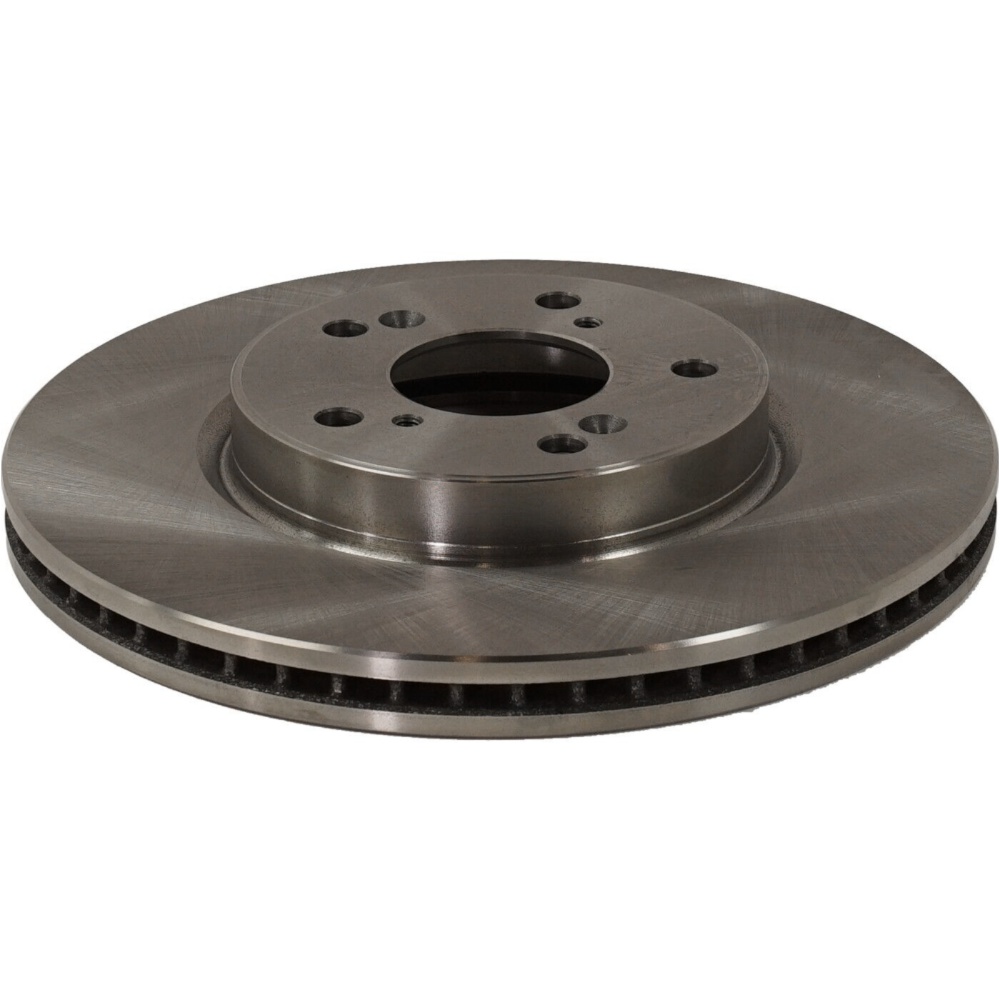 Disc Brake Rotor For Honda Accord HR-V Front Left Or Right Solid 1-pc FWD