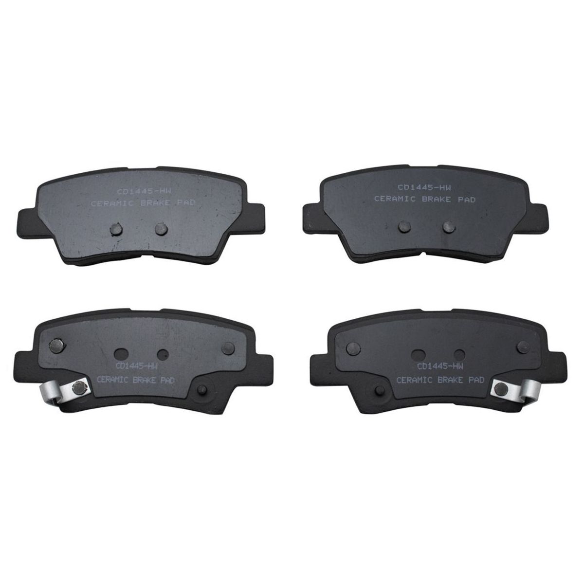 For 2014-2018 Kia Forte Sedan Rear Premium Ceramic Brake Pad & Coated Rotor Kit