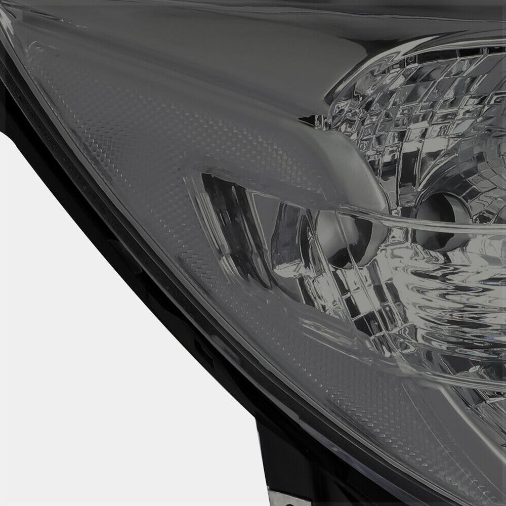 Fits 2013-2016 Mazda CX-5 [Chrome/Smoke] Crystal Corner Projector Headlight Lamp