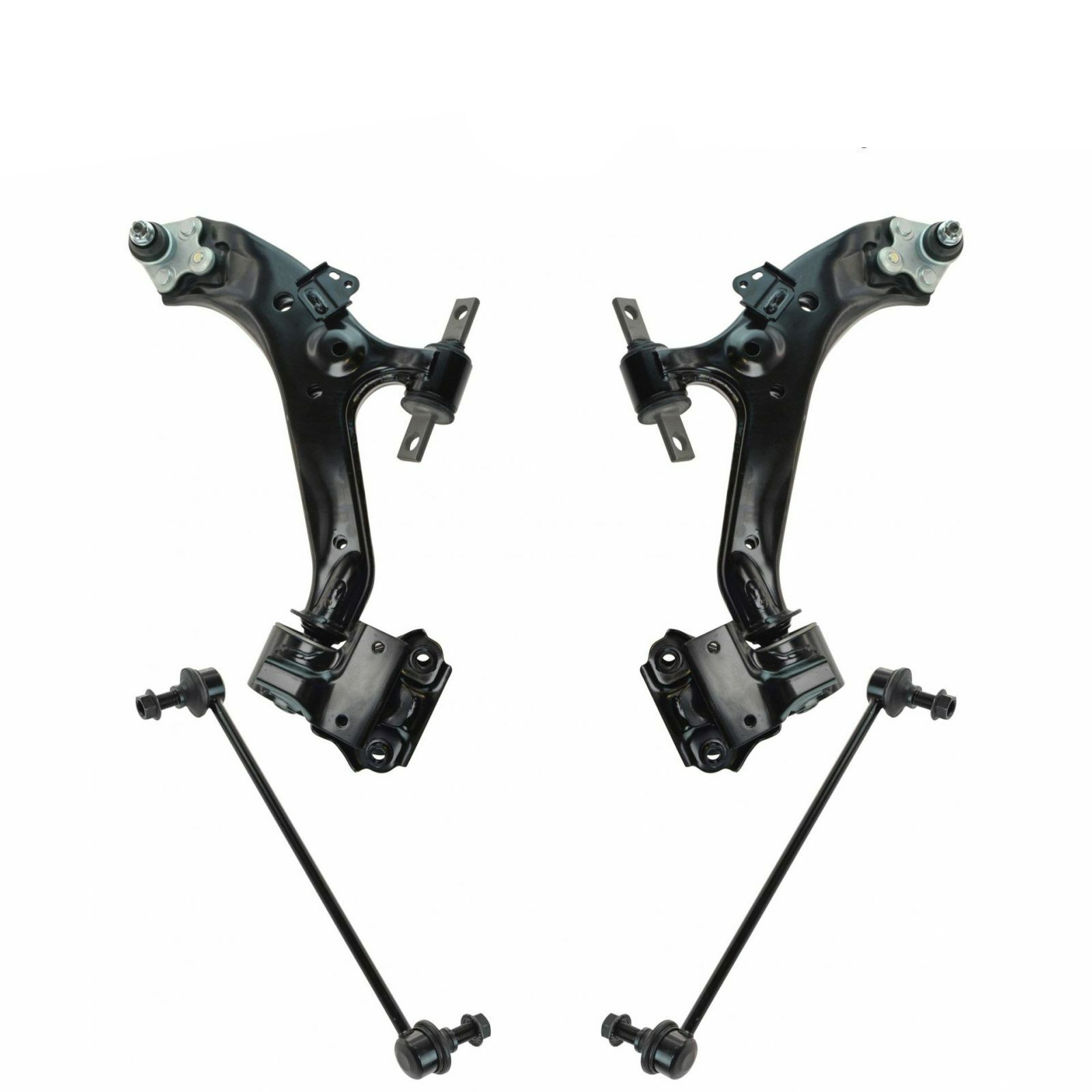 Front Suspension Kit Control Arms Ball Joints & Sway Bar Links 4pc For CR-V