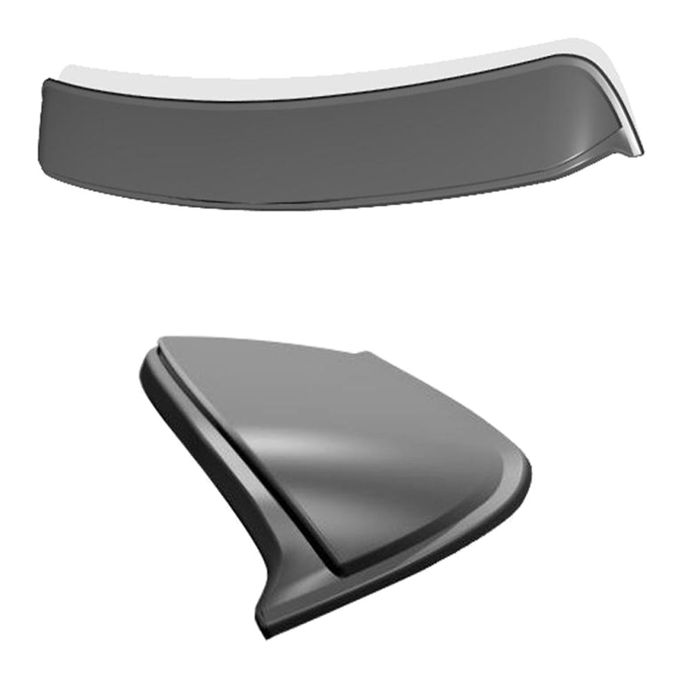 Fits 20-23 Toyota Corolla Sedan 4-Door Rear Roof Spoiler Wing Matte Black -
