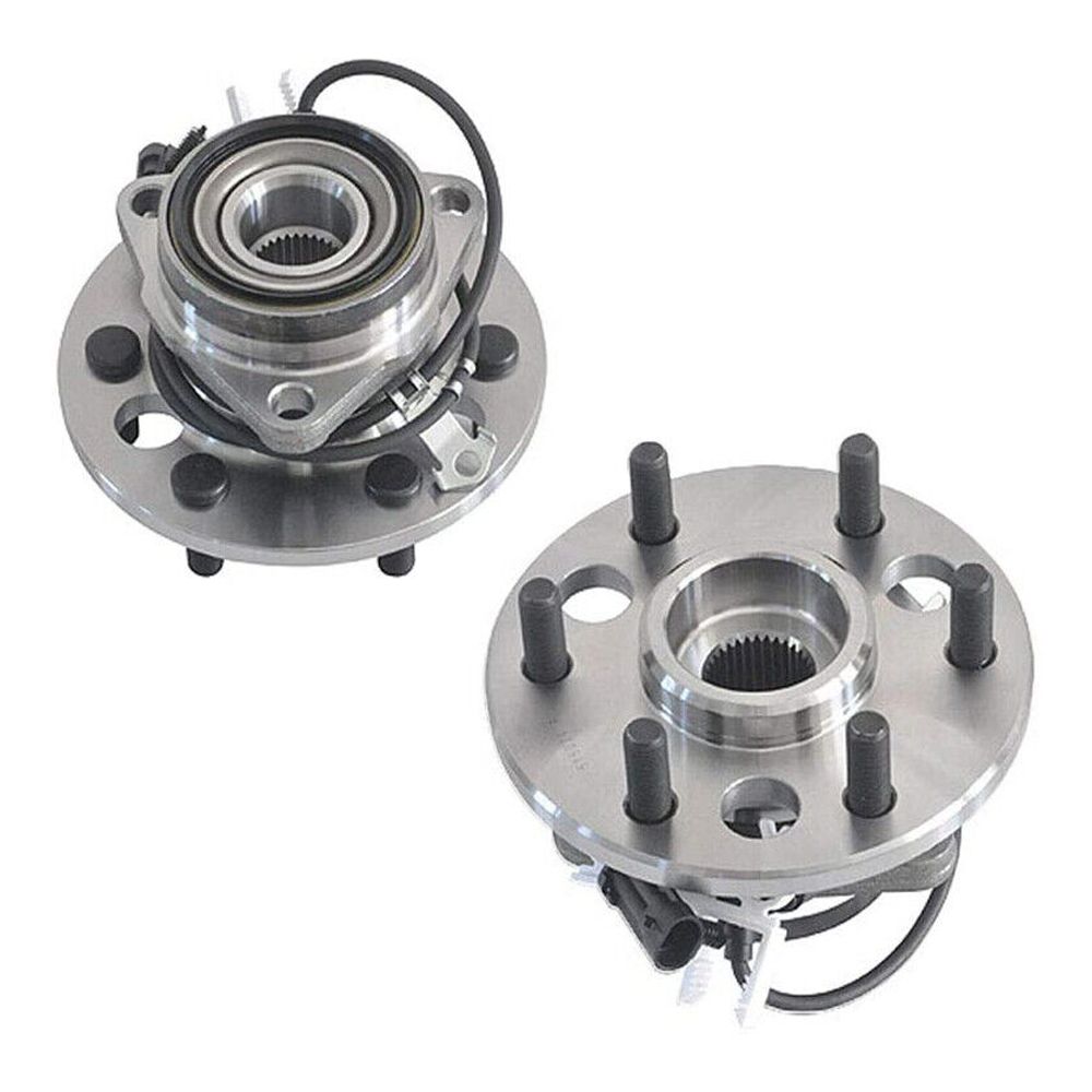 Pair Front Wheel Bearing Hub For 1995-1999 K1500 Suburban Sport Utility 4WD
