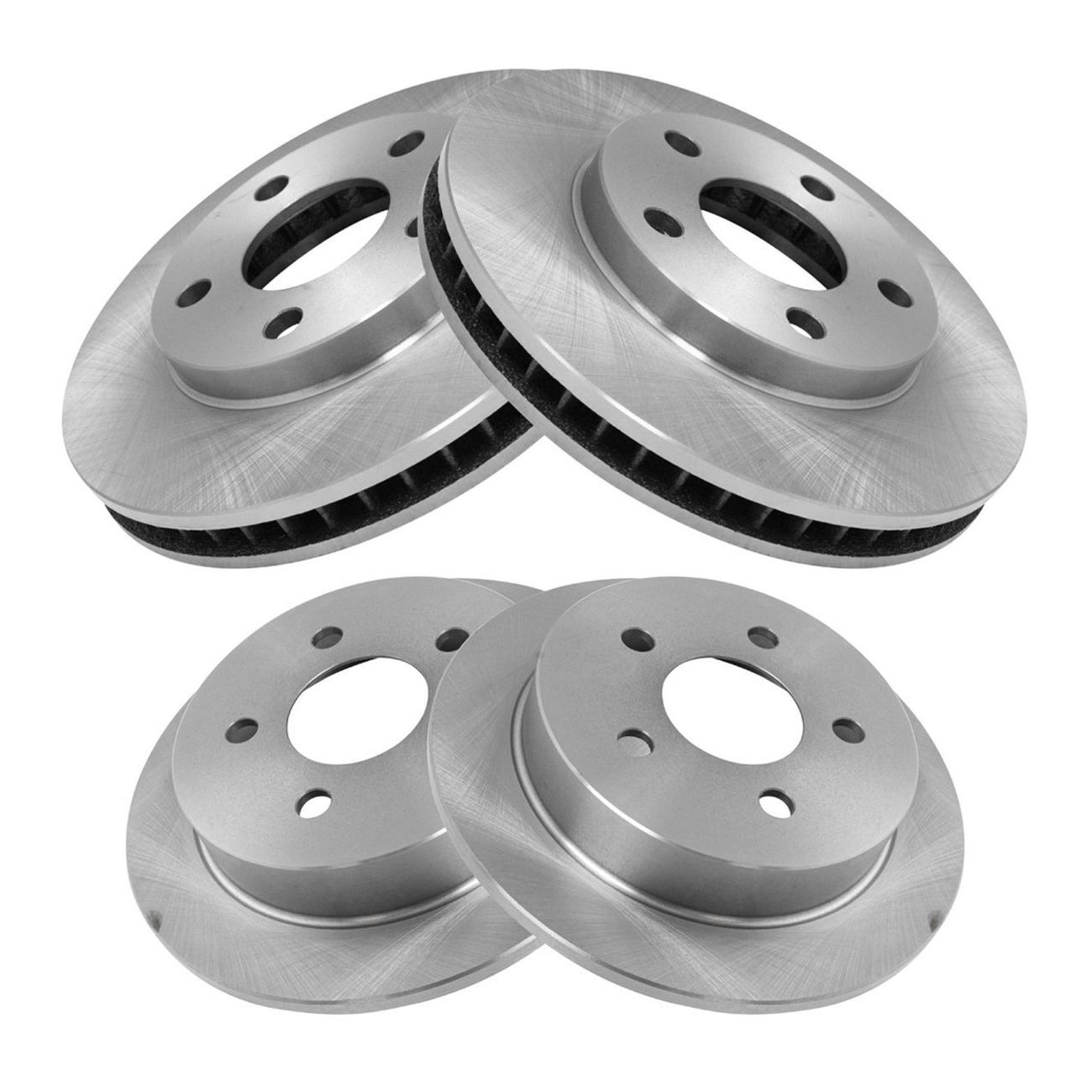 Brake Rotor Front & Rear Kit Of 4 For Buick Chevy Olds Pontiac
