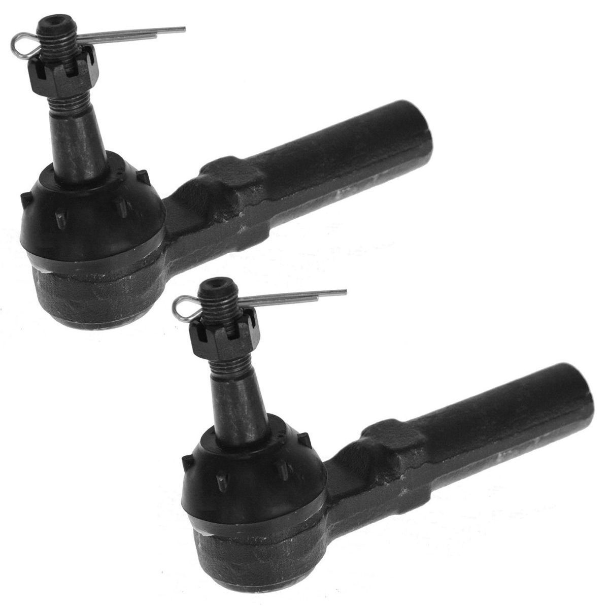 2 Front Wheel Hub And Bearing Assembly W/ ABS 2 Outer And 2 Inner Tie Rod