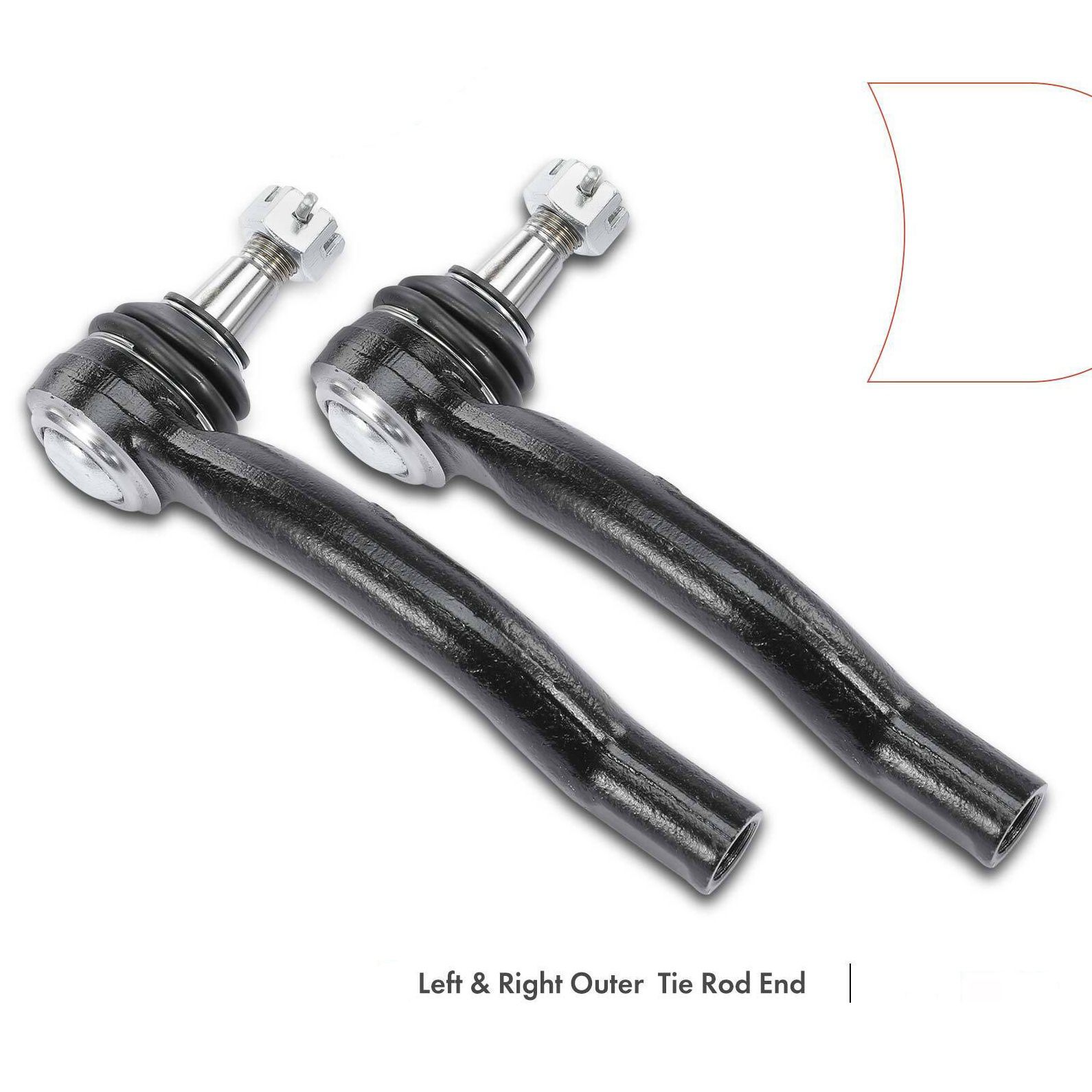 10X Control Arm Stabilizer Bar Tie Rod End Front For 05-18 Frontier Pathfinder