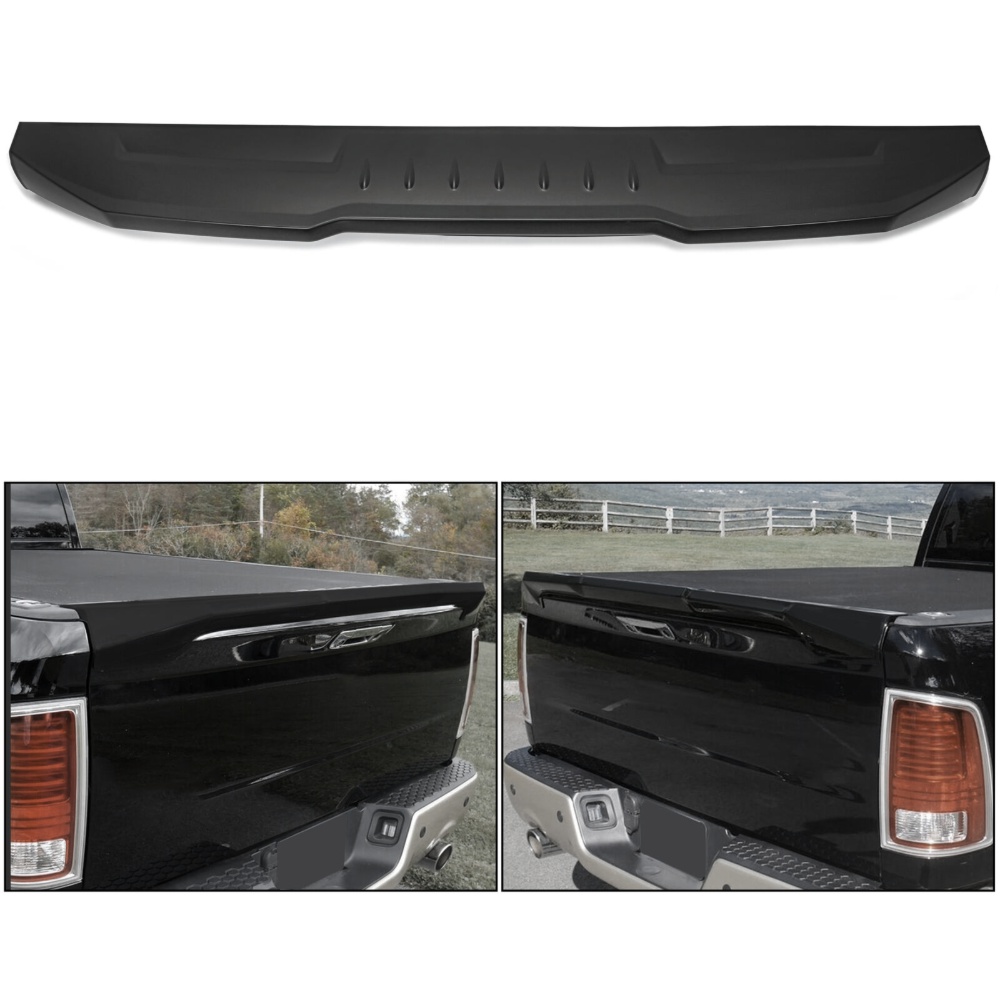 3 Sets Of - Rear Tailgate Spoiler For 09-21 Dodge Ram 1500 Classic 2500 For CH06A16