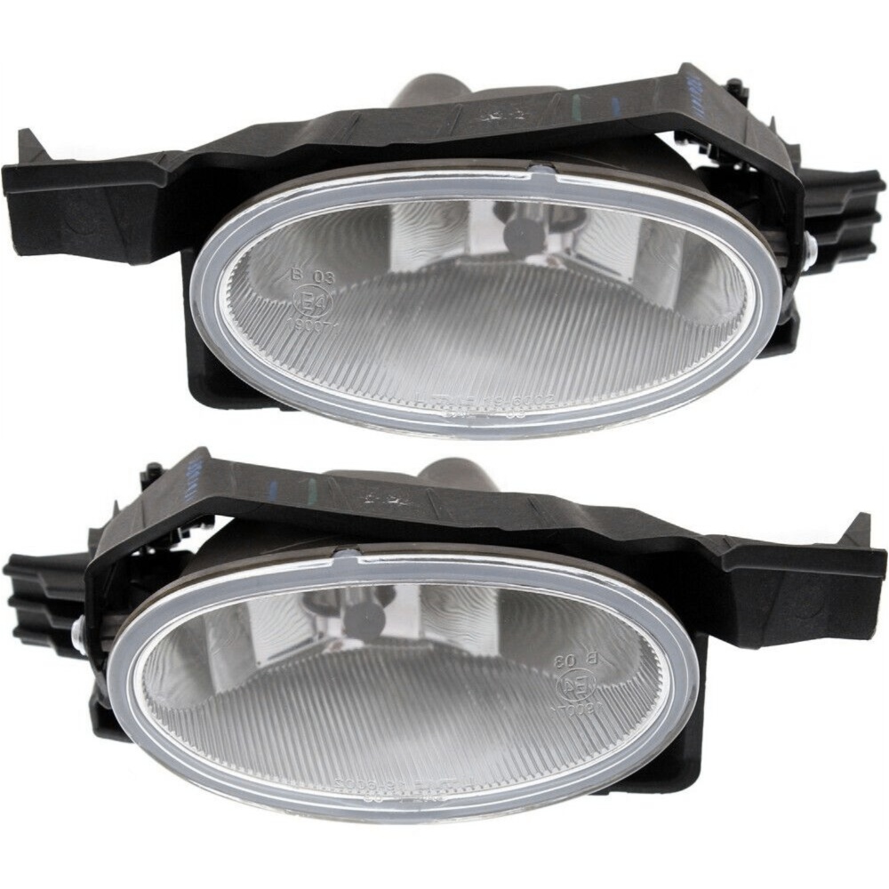 Set Of 2 Clear Lens Fog Light For 2014-2017 Honda Odyssey Left & Right W/ Bulbs
