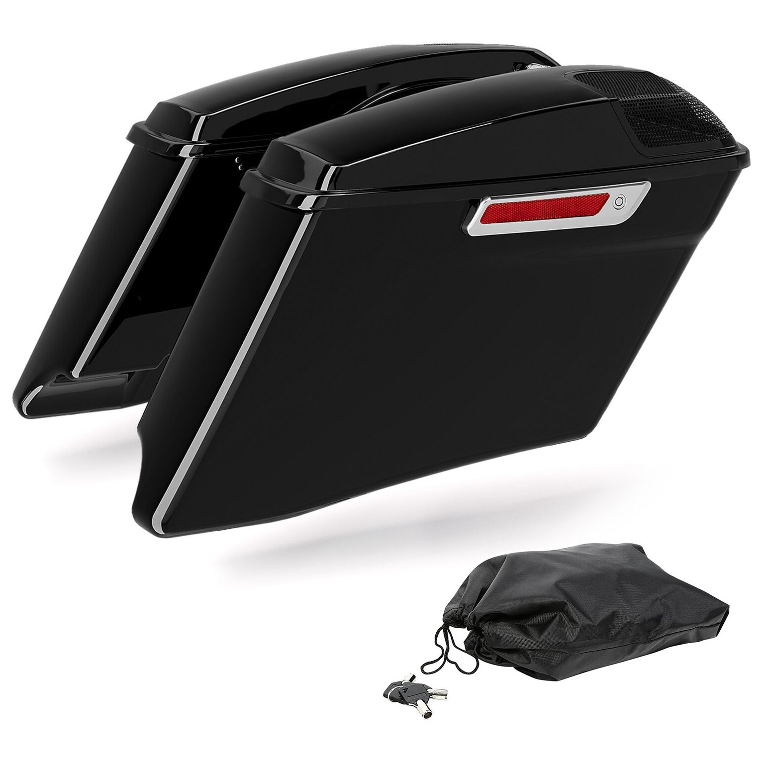 4" Stretched Saddlebag Fit For Harley-Davidson Harley Touring CVO Electra