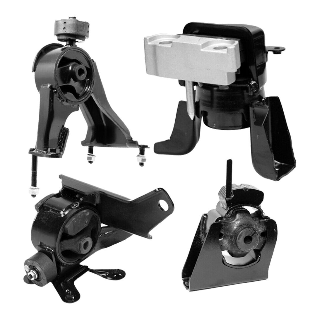Engine Mounts & Transmission Mount 4PCS Set Fits Toyota Corolla; Matrix L4-2.4L
