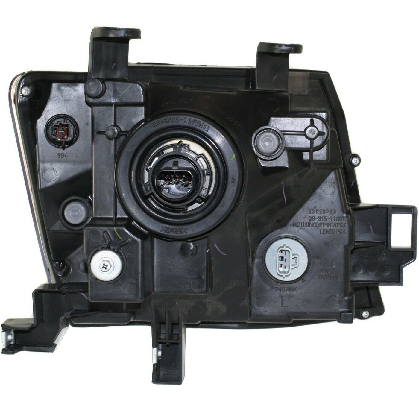 Headlight Set For 2005-15 Xterra Sport Utility Left And Right With Bulb 2Pc