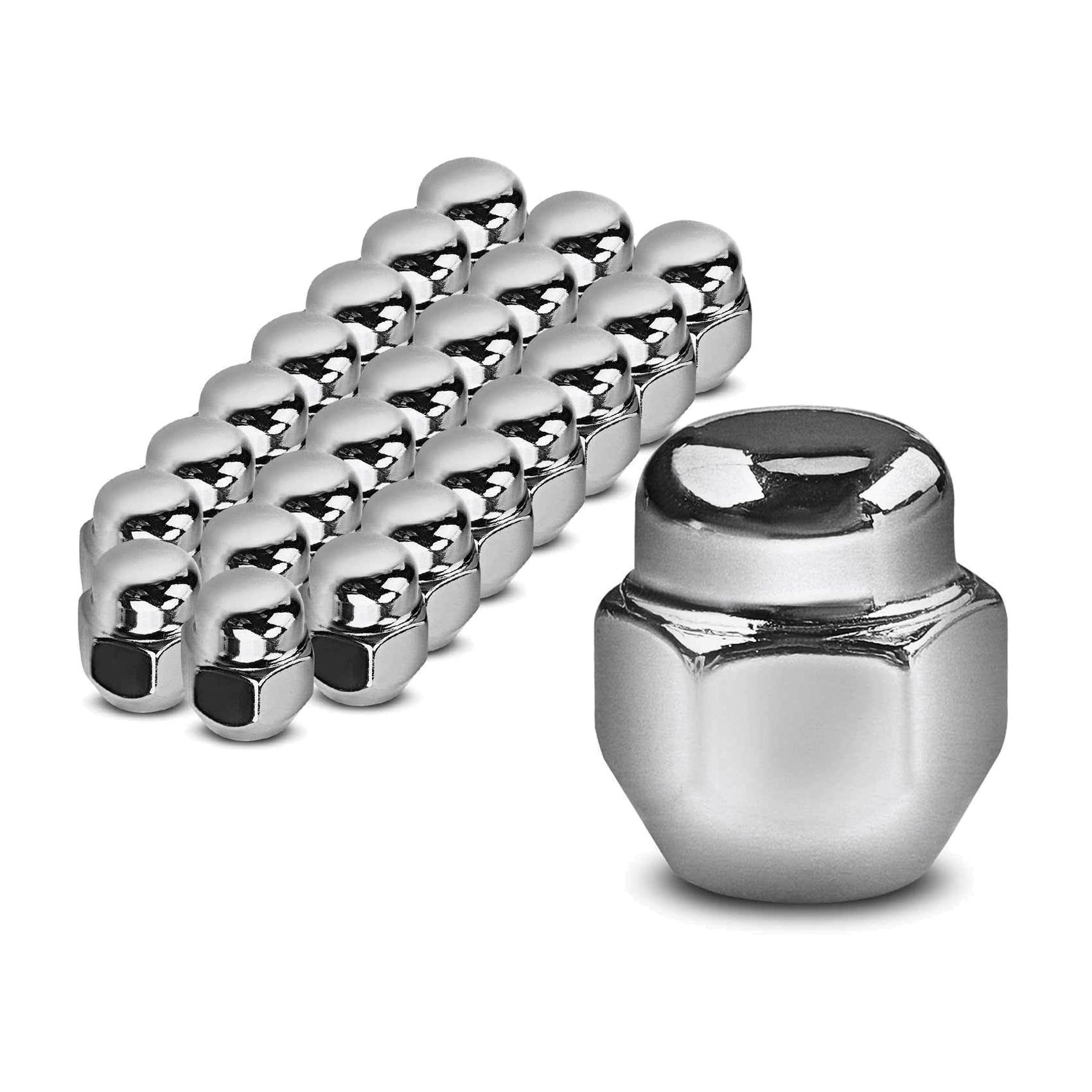 24x M12-1.25 Front & Rear Wheel Lug Nut For Nissan Frontier 350Z Infiniti G20 35