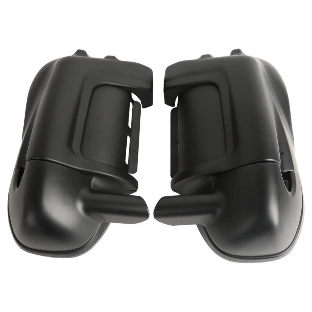 For Harley-Davidson Matte Black Lower Vented Leg Fairings Glove Box Street