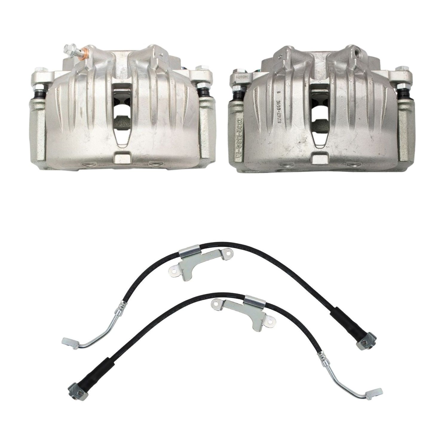 For 2002-2003 Trailblazer LTZ GMC 2005 Envoy Denali Front Brake Caliper Set