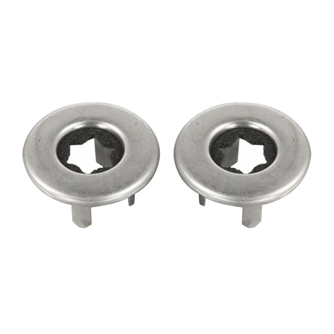 Chrome Door Lock Knob Ferrule Set For Buick Cadillac Chevy Olds Pontiac 442