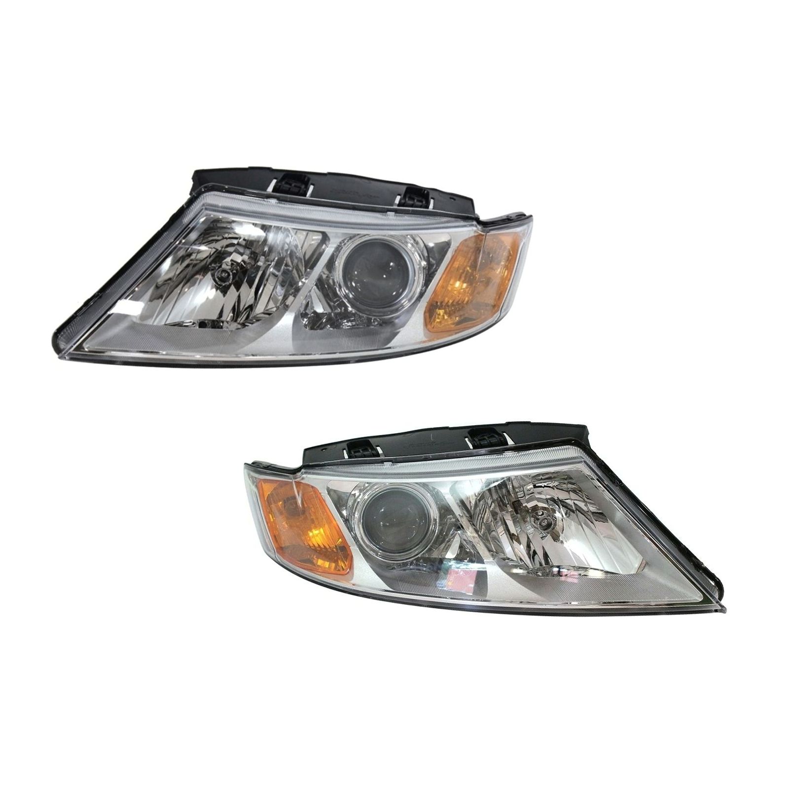 Headlight Set For 09-10 Magentis 09-10 Optima Left & Right With Chrome Bezel 2Pc