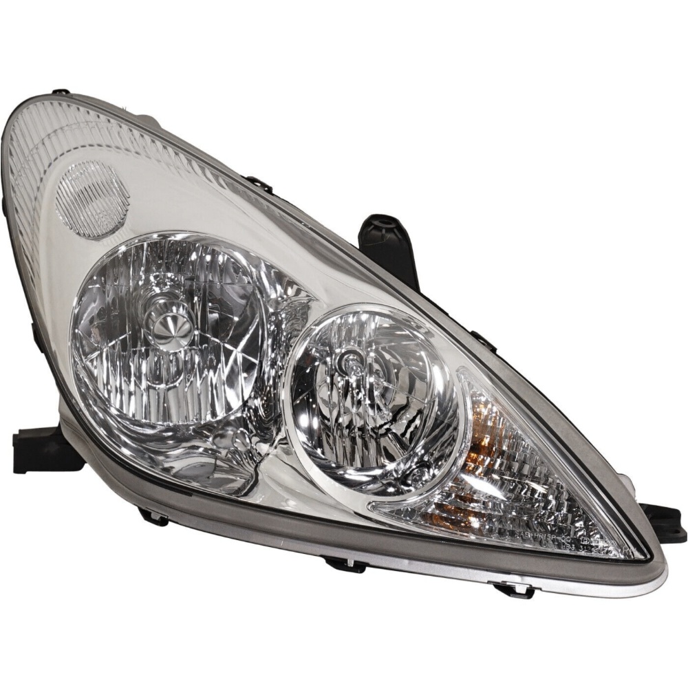Headlight Set For 02-03 ES300 Base 04 ES330 Base Left Right Clear Lens Halogen