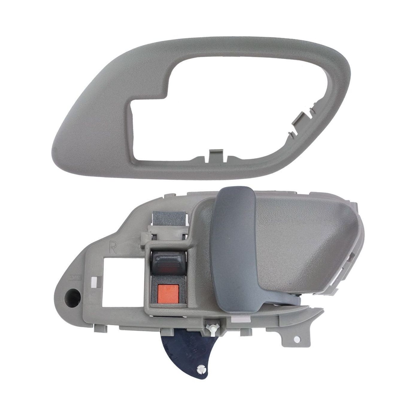 Gray Interior Inside Door Handle W/ Bezel Passenger Right For C/K Pickup