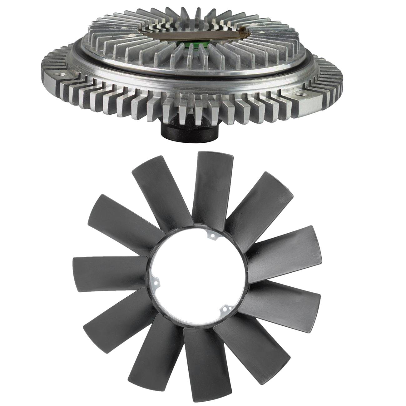 FAN BLADE + FAN CLUTCH KIT For BMW E36 E46 E53 E34 E32 E39 323i 325i X5 Z3 528i