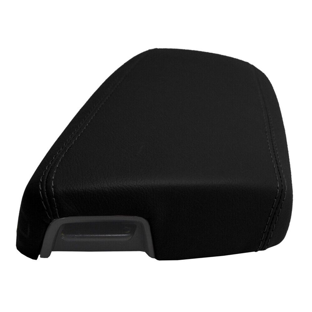 Center Console Lid Armrest Cover PVC Leather For 11-15 Kia Optima Sedan Black