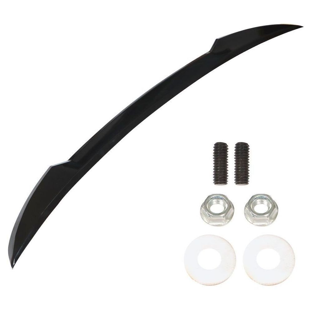 Fit For 2020-2021 Nissan Sentra 4Dr Rear Spoiler Trunk Wing Plastic Gloss Black