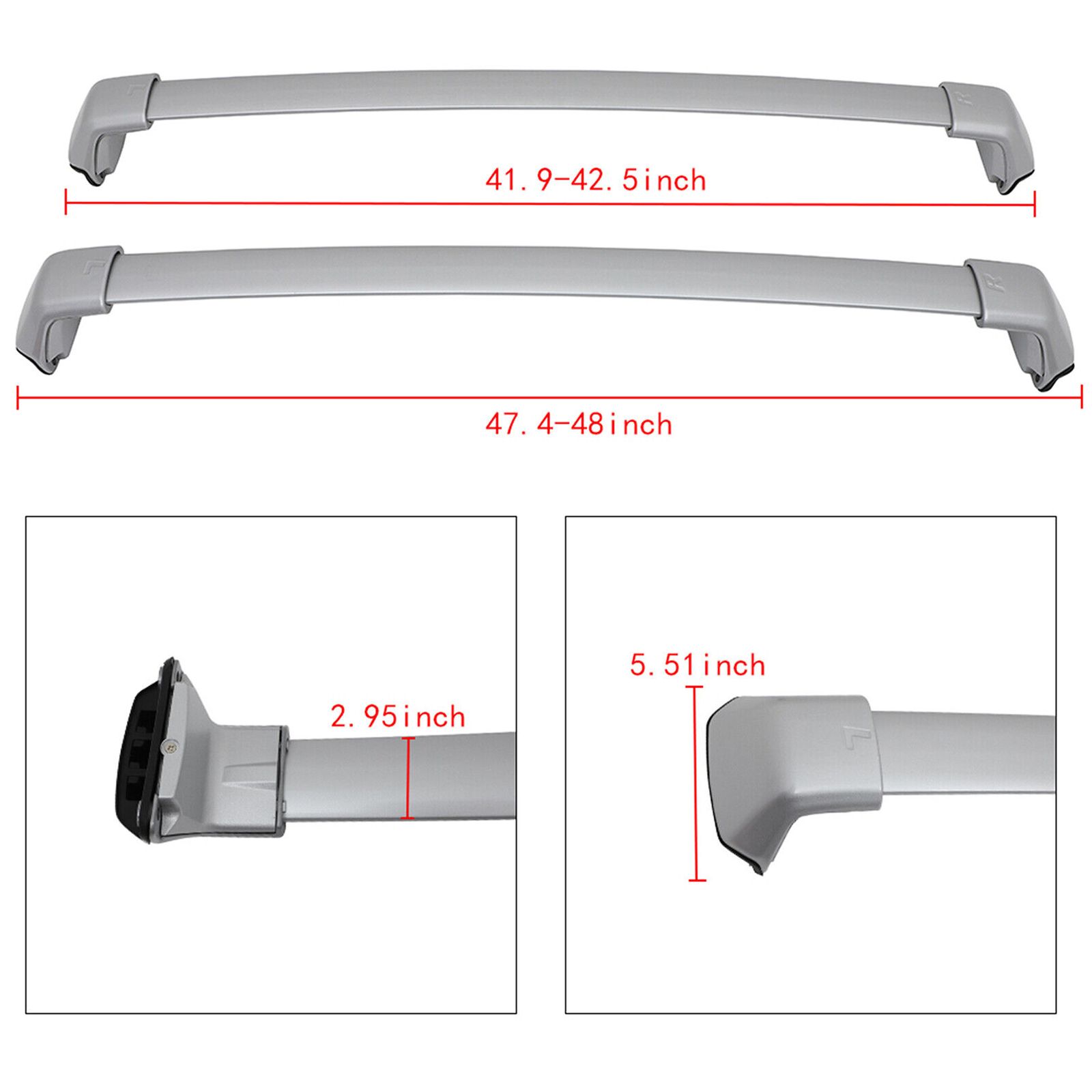 Aluminum Roof Rack For 2012-2016 CR-V Touring Sport Utility Bar Luggage Carrier