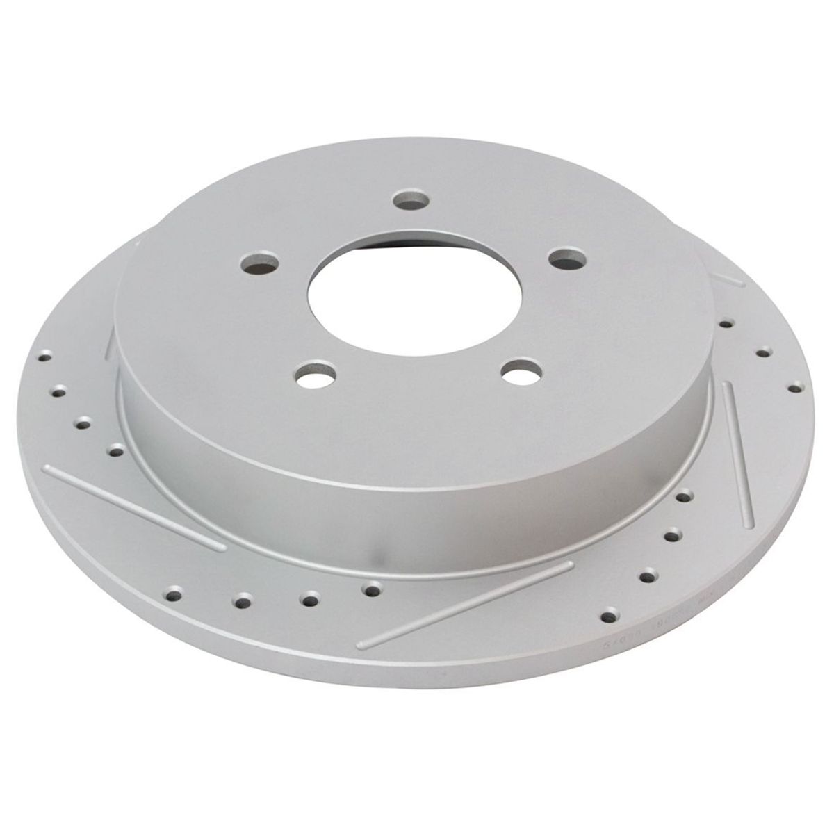 For Ford Lincoln Drilled Slotted Rear G-Coated Brake Rotor