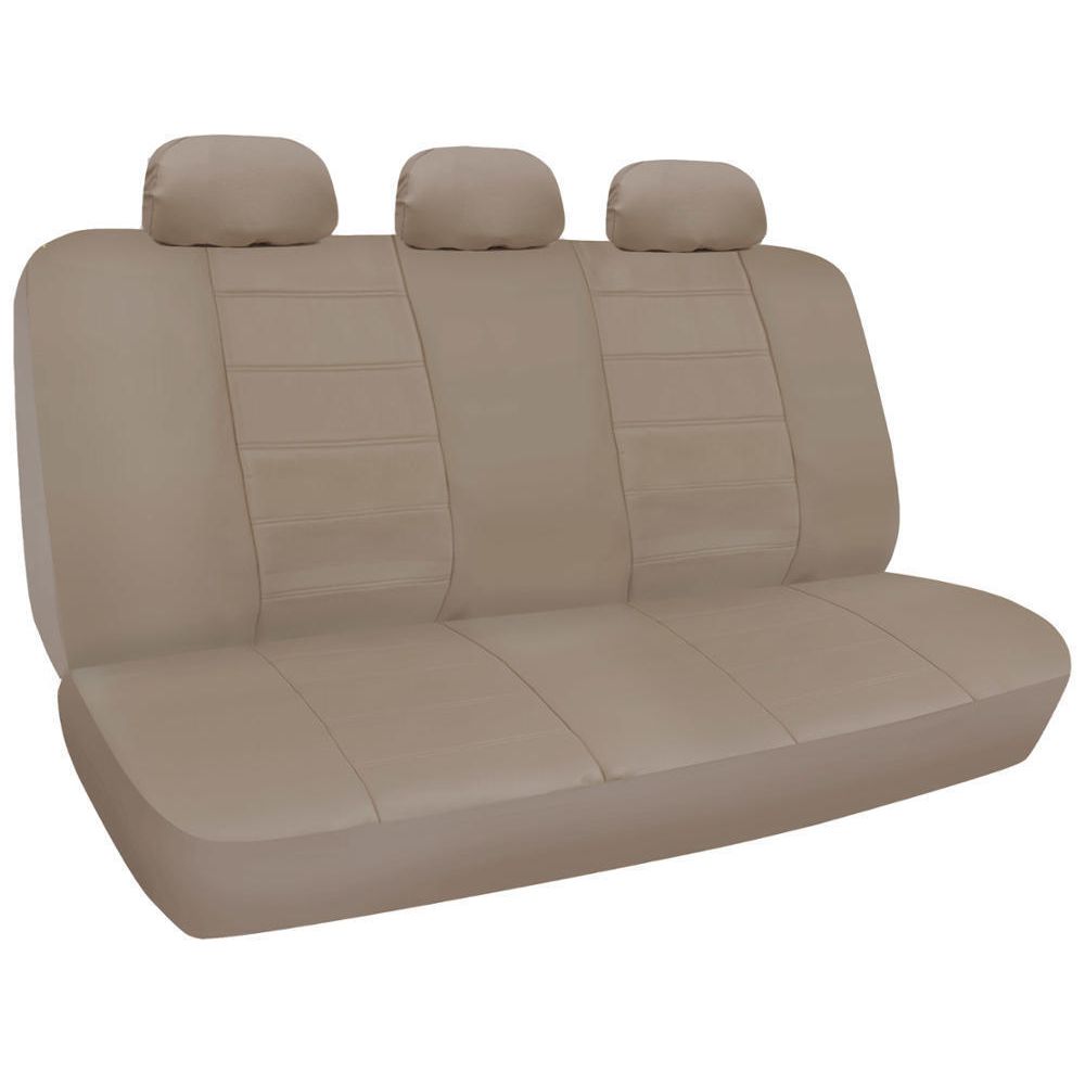 Beige Leather Auto Seat Cover For 06-14 Subaru Outback 2.5i Full Set Car Cover