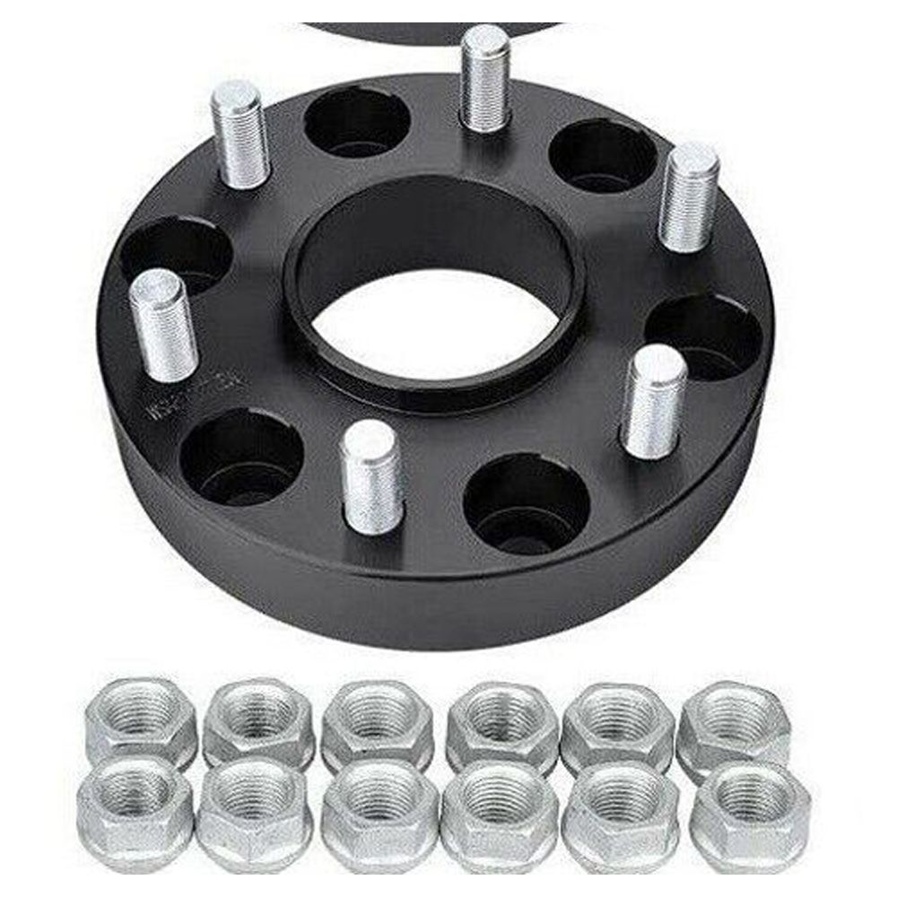 1x 6x5.5 To 6x120 Hub Wheel Adapters 1.5" Put For 99-21 Silverado 1500 Rims On