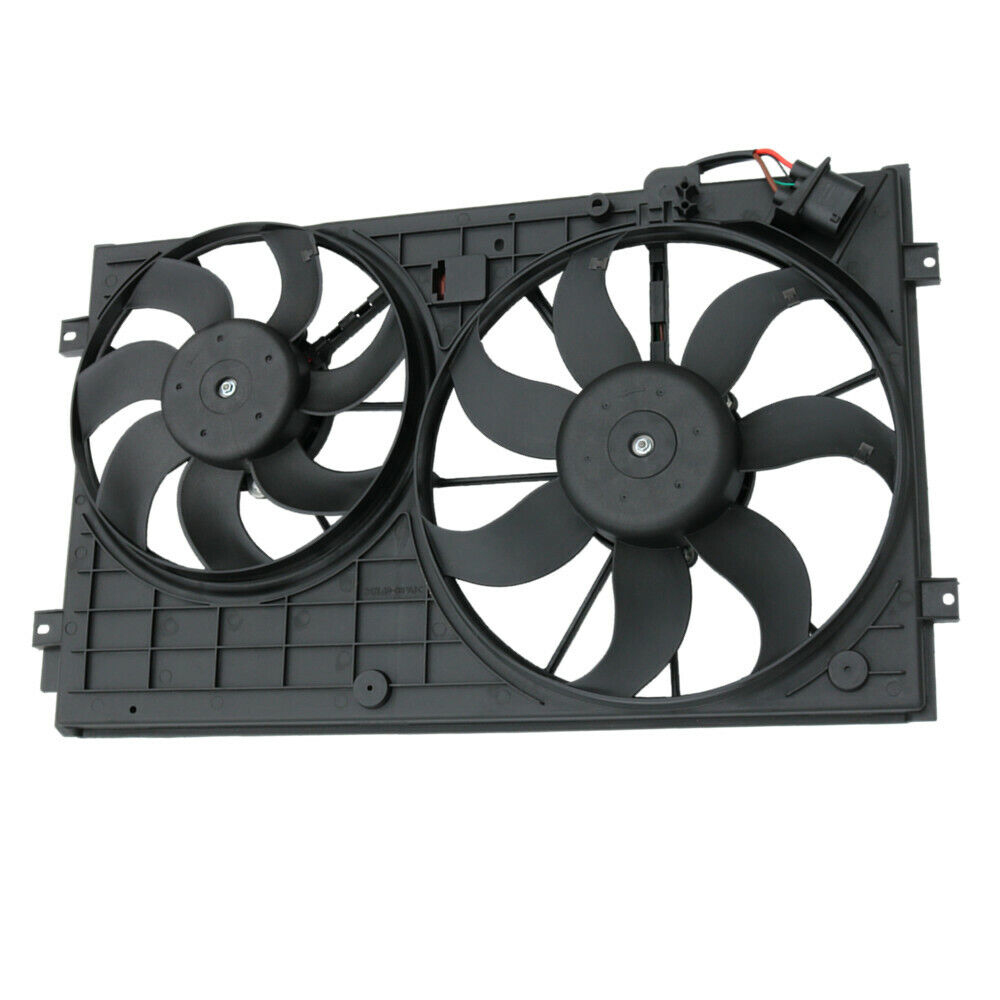 Radiator Condenser Fan For Audi Volkswagen 2.0L 2.5L L4 L5