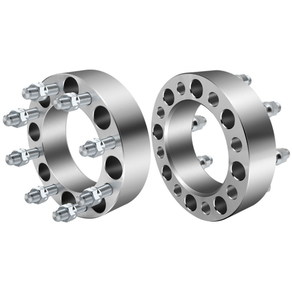 (4) Wheel Spacers 8x6.5 2" 9/16" For F-250 F-350 Dodge Ram 2500 3500 Ford E-250