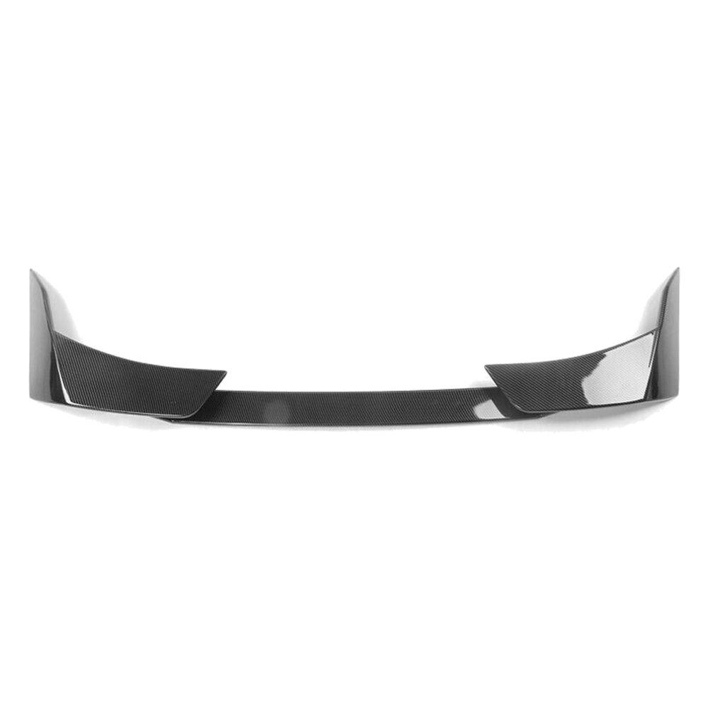 Fits 21-23 Ford Mustang Mach-E Carbon Fiber Print MID Trunk Spoiler Lip ABS 3PCS