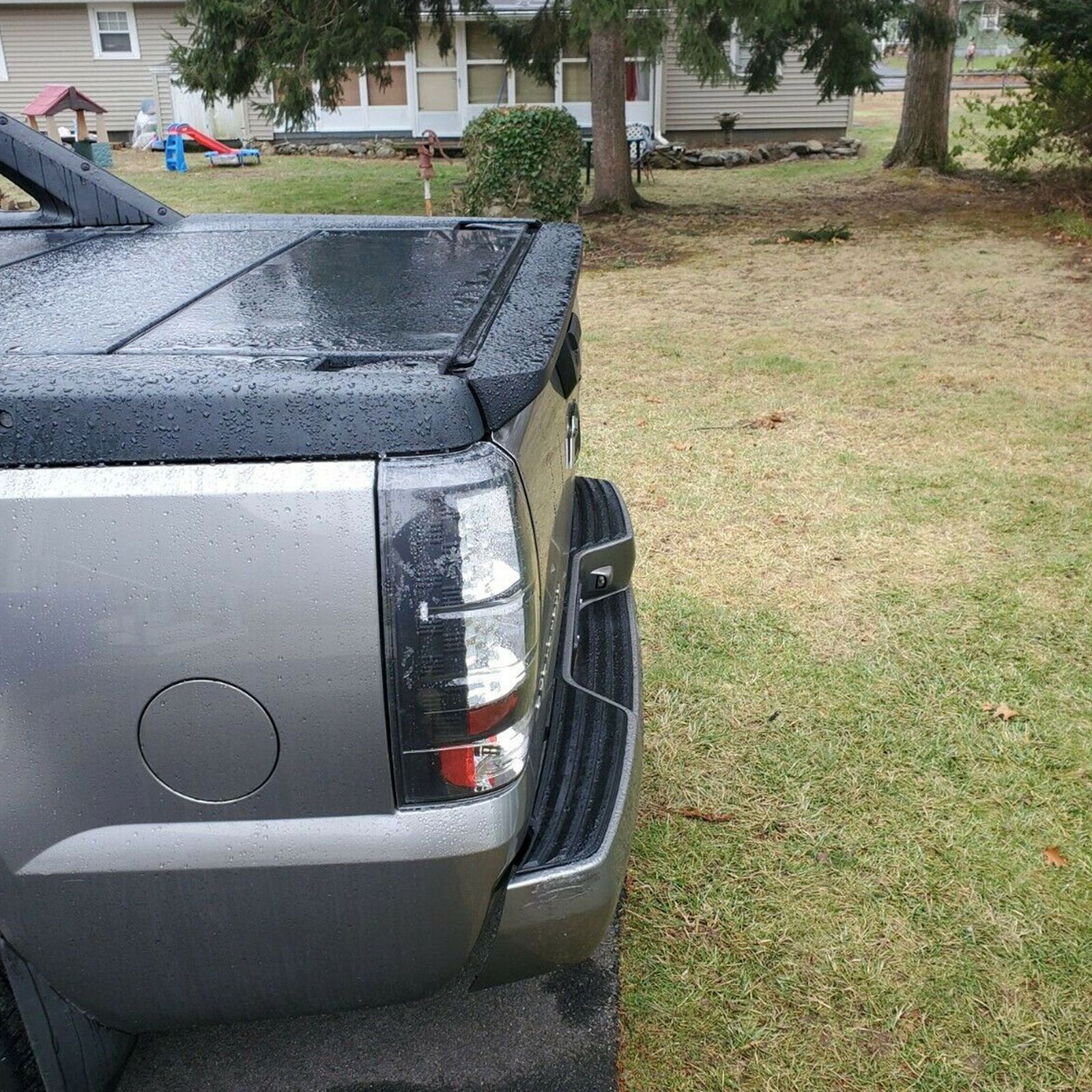 For 07-13 Escalade EXT Base Rear Tailgate Spoiler Molding Trim Cover Molding