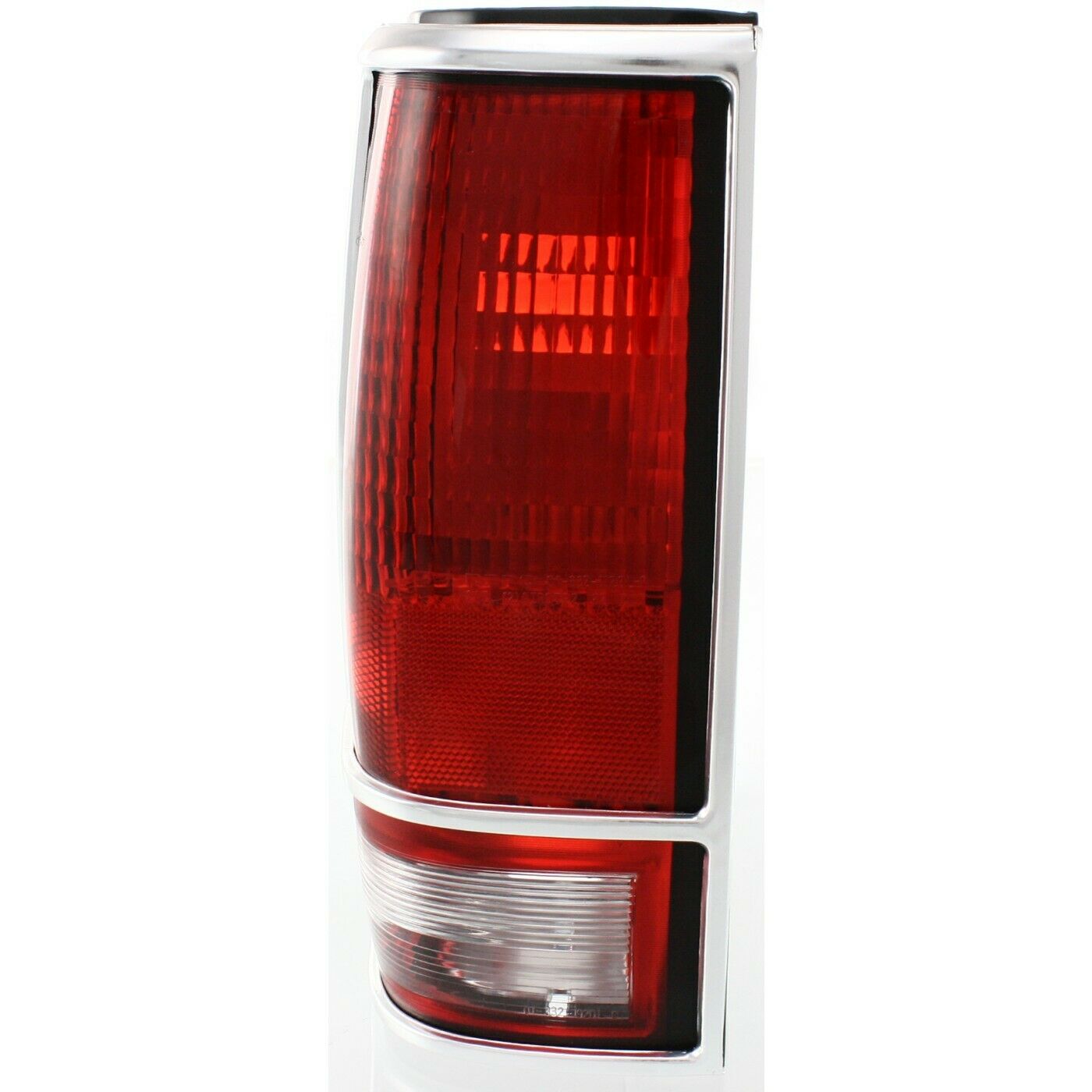Halogen Tail Light For S10 S15 Sonoma Left Clear & Red Lens W/Chrome Trim