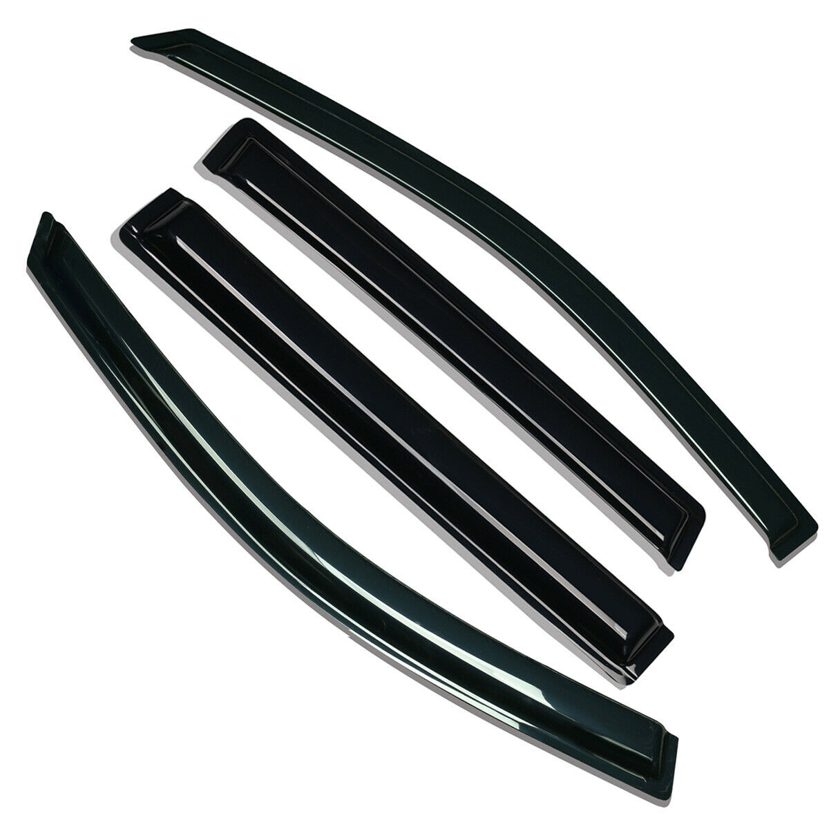 2 Sets Of - Out Channel Style Sun Rain Window Visors Visor For 94167