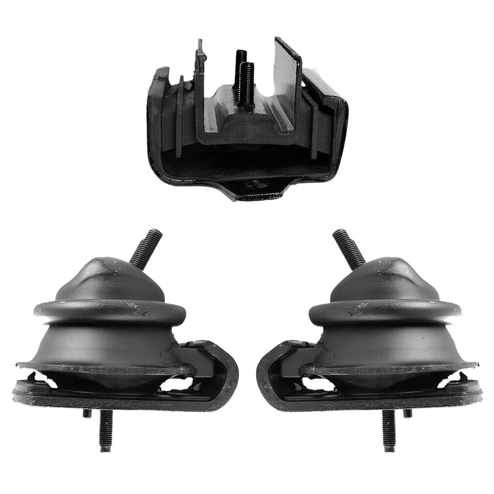 Engine Mounts & Rear Trans. Mount 3Pcs Set Frontier, X-Terra V6 3.3L 4WD