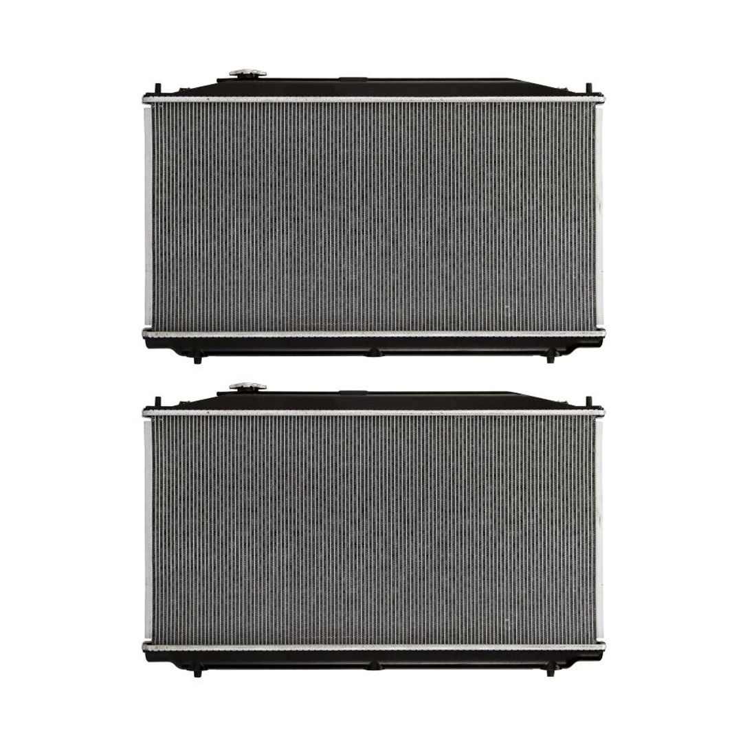 2 Sets Of - For Honda 2008-2012 Accord 2012-2015 Crosstour Manual Row Radiator CU2990