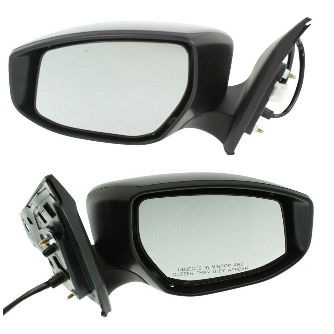 Mirrors Set Of 2 Driver & Passenger Side Heated LH RH For 2013-2019 Sentra Pair