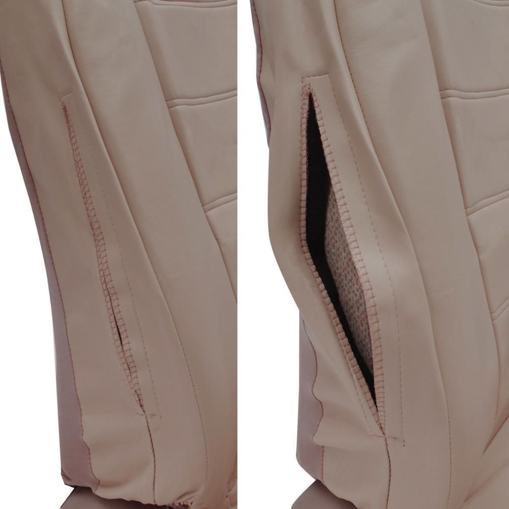 Beige Leather Auto Seat Cover For 06-14 Subaru Outback 2.5i Full Set Car Cover