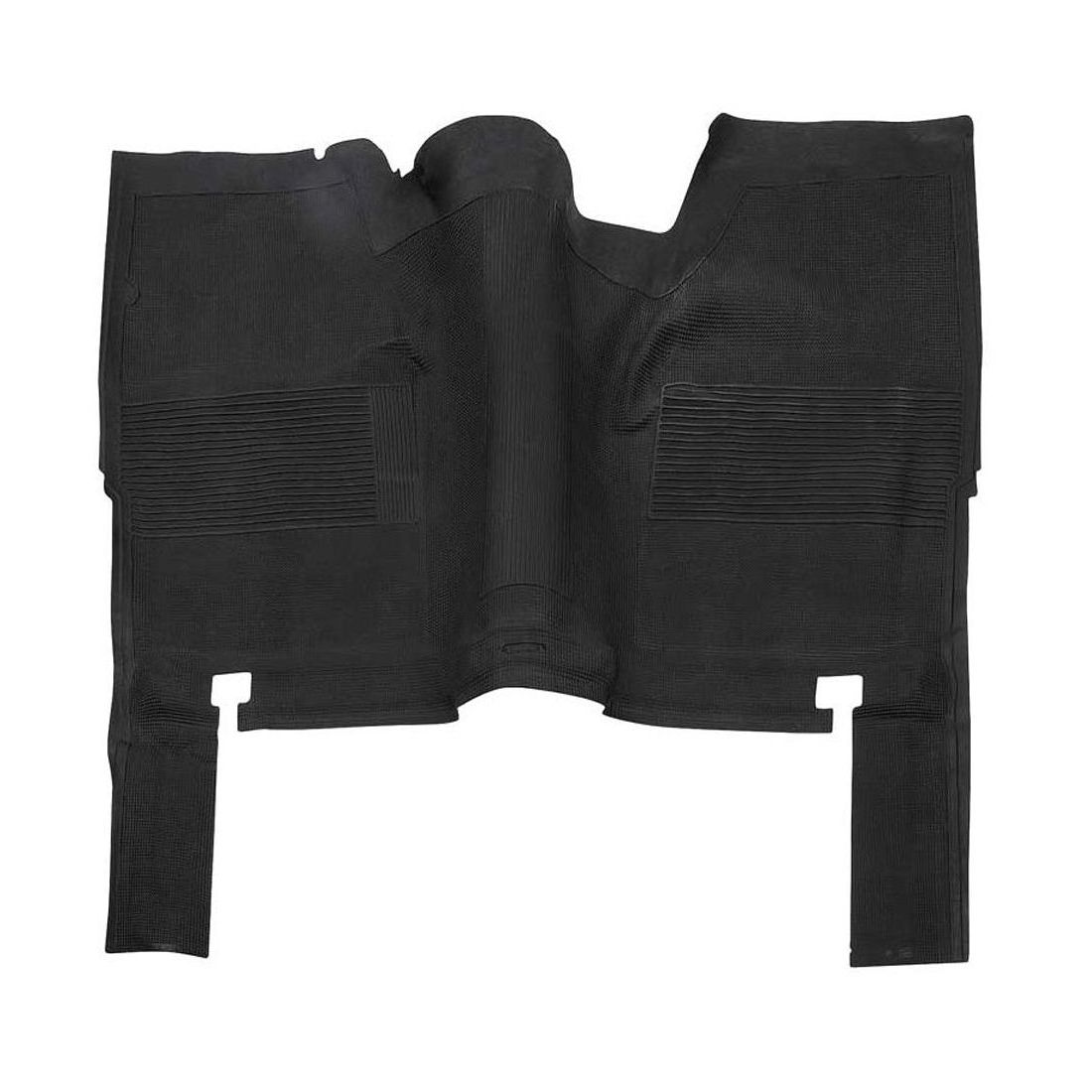 Black Rubber Floor Mat With Large Hump For 67-72 Chevrolet C10 Pickup Trucks