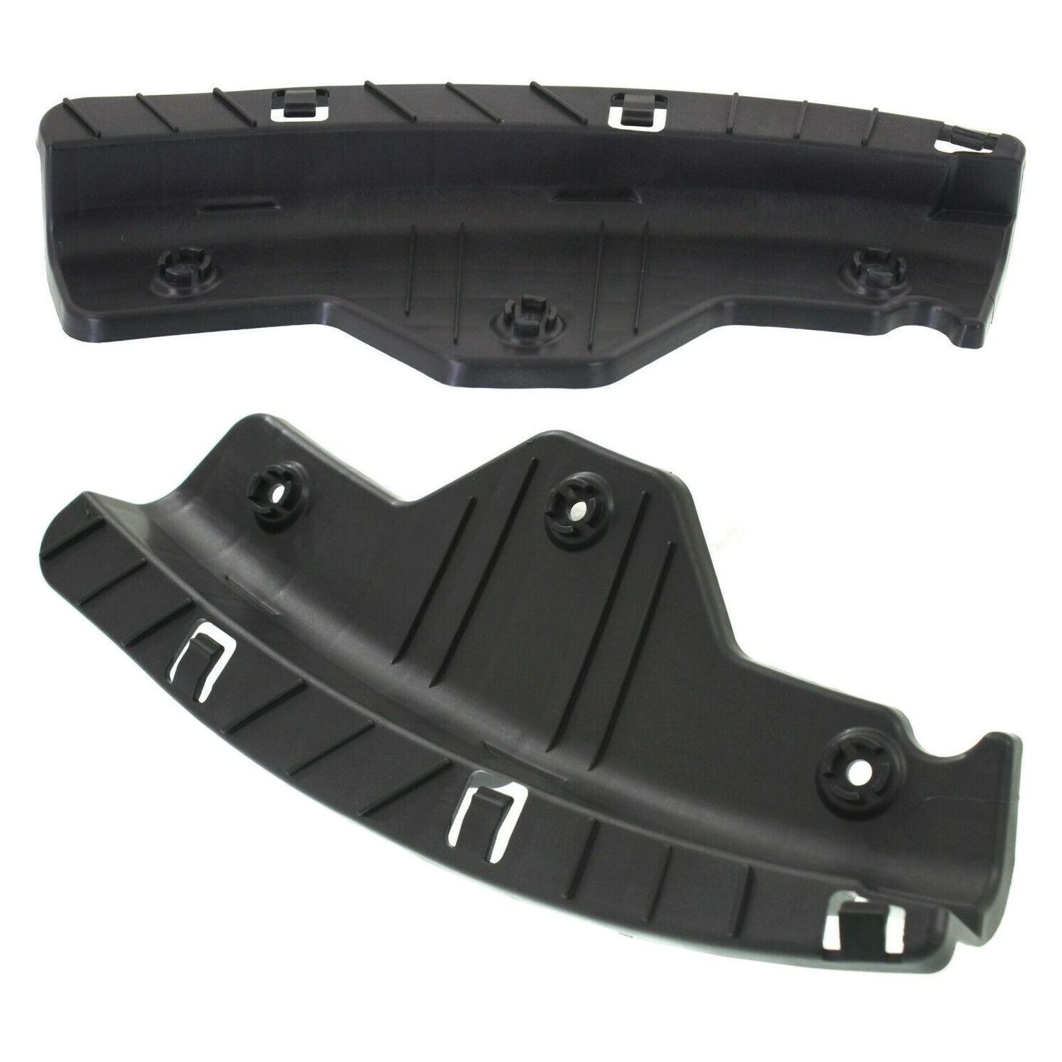 Headlight Bracket Set For Ford 2013-2016 Escape Left & Right Upper Black 2Pc