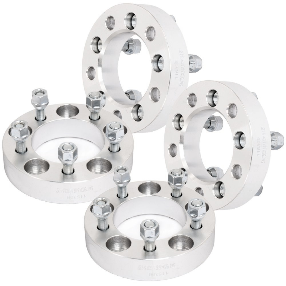 4Pcs 1.25" Adapters 5x4.75 To 5x4.5 Wheel Spacers For Cadillac Chevy GMC Pontiac