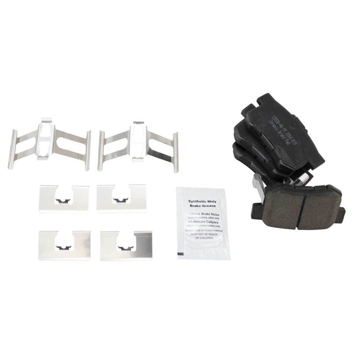 For 03-11 Element EX Premium Ceramic Brake Pad & Coated Rotor Set Front & Rear