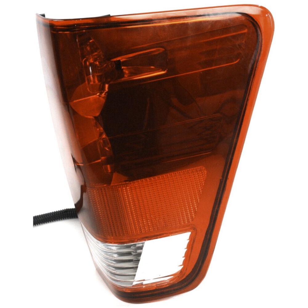 Halogen Tail Light Set For Nissan 2004-2015 Titan Clear/Red W/ Bulbs 2Pcs