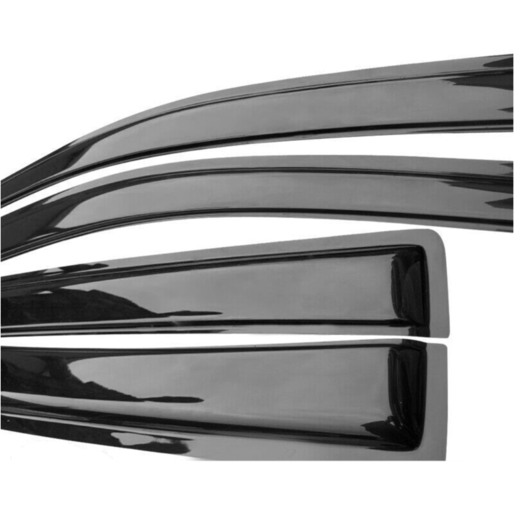 For 04-10 QX56 05-15 Armada Acrylic Visor Vent Rain Sun Deflector Guard 4Pc Set
