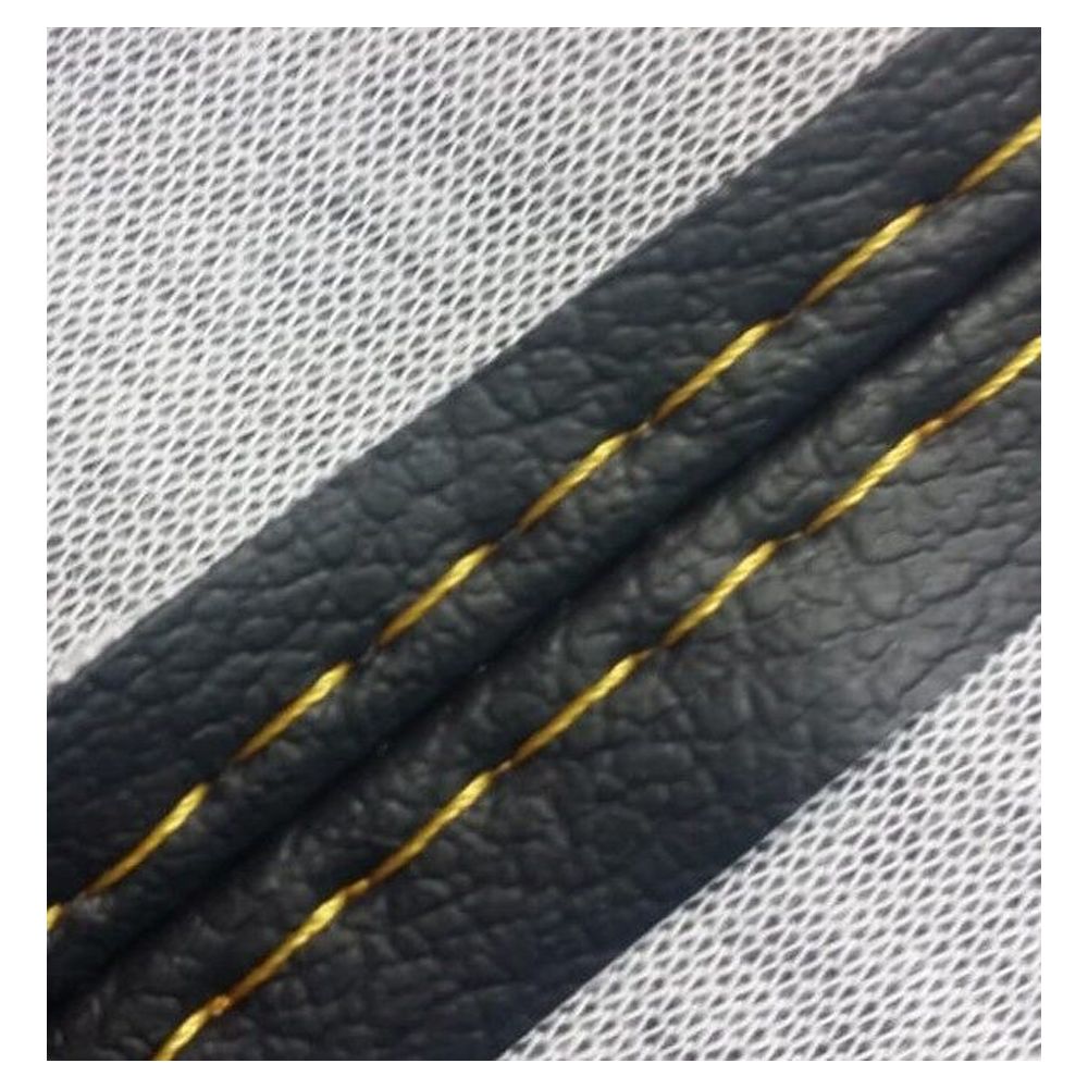 Console Armrest PVC Leather Cover For Chrysler 300 05-07 Yellow Stitch