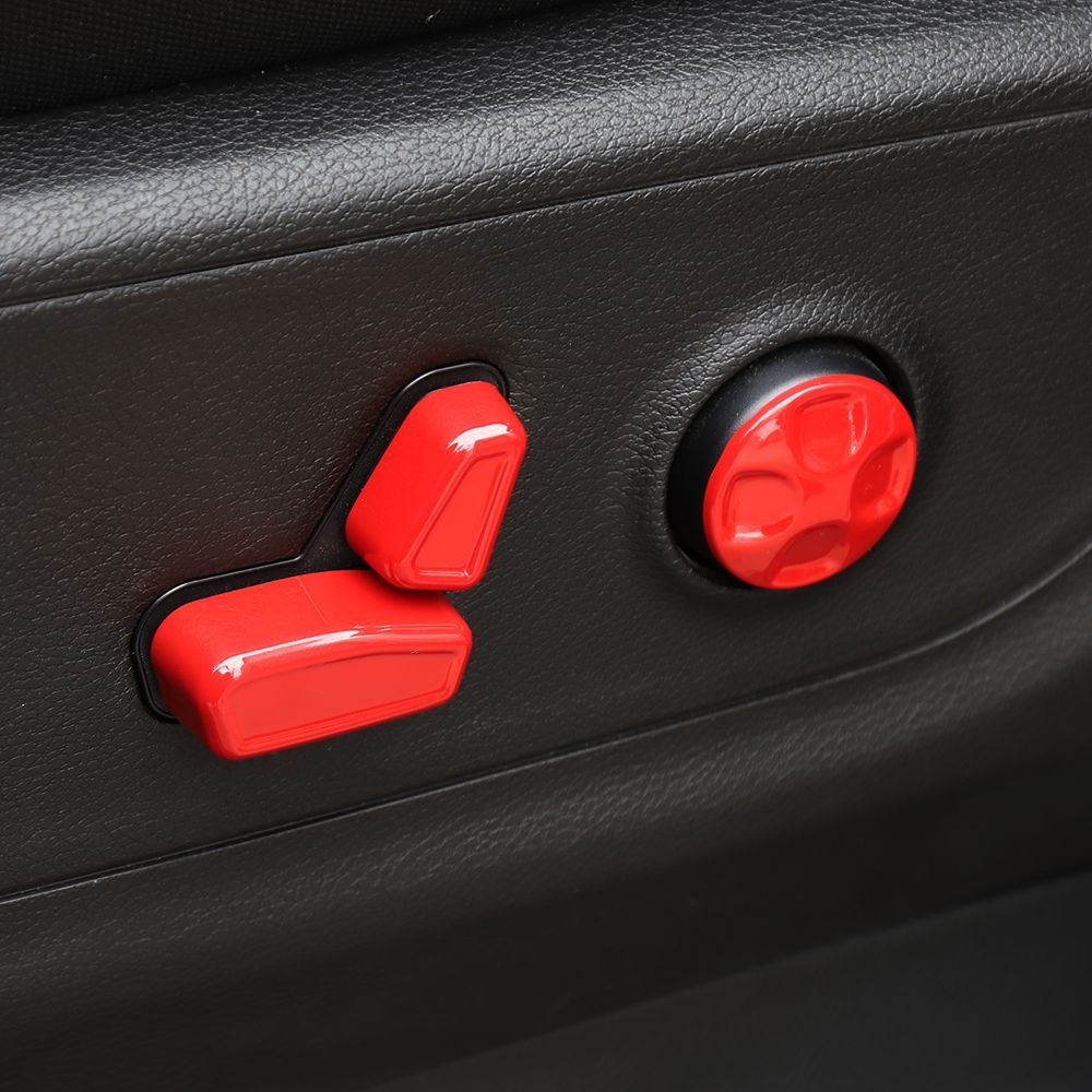 Seat Adjust Button Bezel For Dodge Charger 15+ Durango 11+ RAM 18+ Accessories